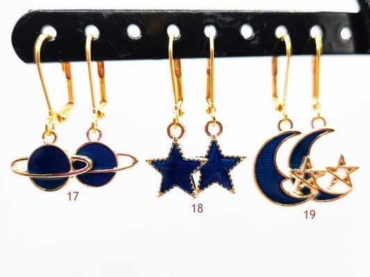 Celestial Style Dangle Earrings