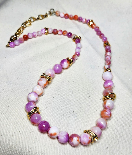 Pink & Gold Necklace