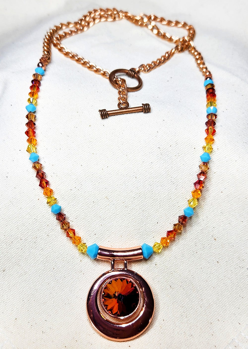 Swarovski Crystal Sunset Necklace