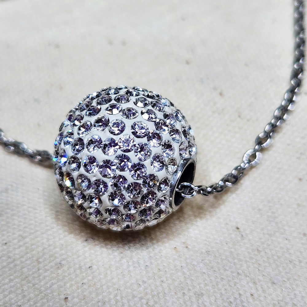 Sparkly Disco Ball on Chain