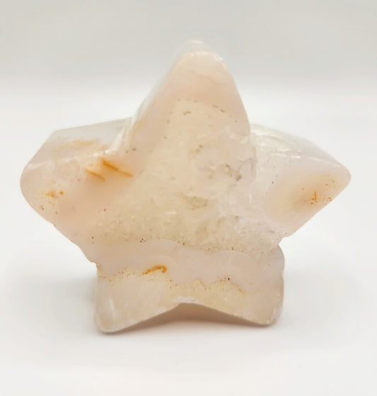 Clear Agate Chunky Star